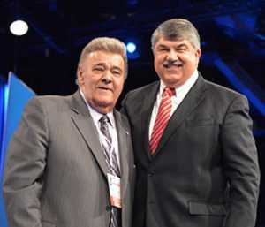 Photo of Mike Sacco and Rich Trumka